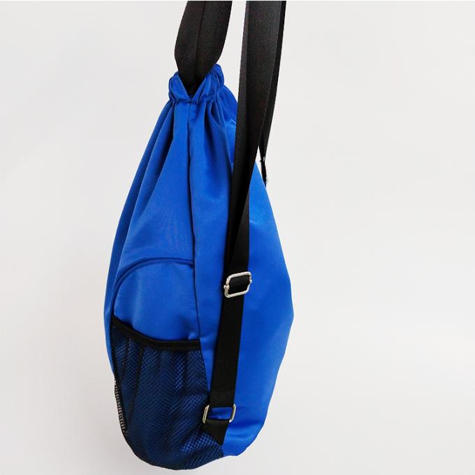 bolsos de secuencia casuales del satén del poliéster del viaje del color de la fábrica que hacen compras de lazo del bolso de la mochila de los bolsos baratos de encargo de las mujeres