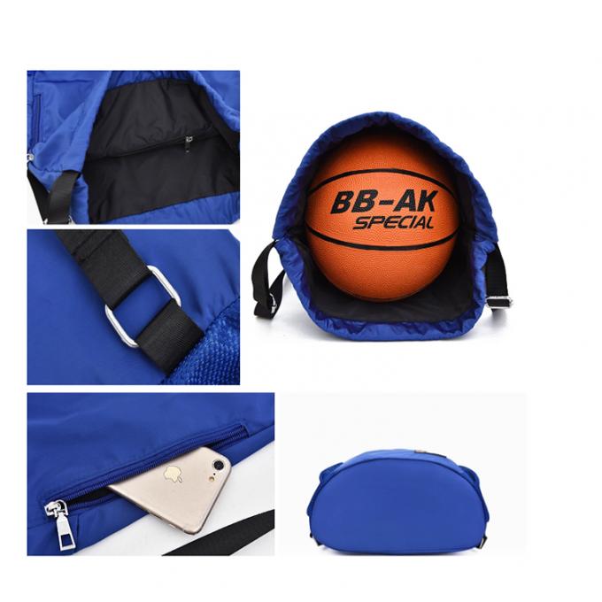 bolsos de secuencia casuales del satén del poliéster del viaje del color de la fábrica que hacen compras de lazo del bolso de la mochila de los bolsos baratos de encargo de las mujeres