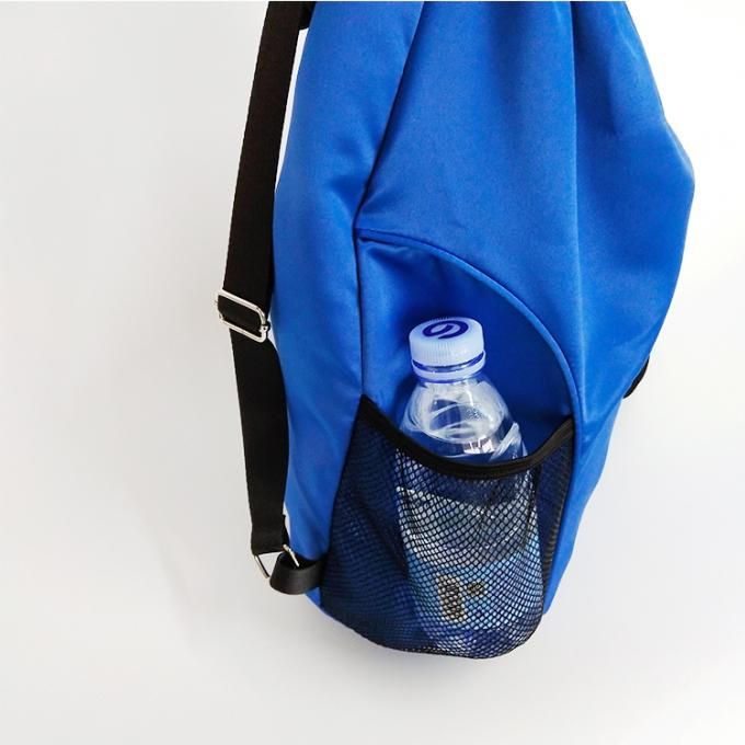 bolsos de secuencia casuales del satén del poliéster del viaje del color de la fábrica que hacen compras de lazo del bolso de la mochila de los bolsos baratos de encargo de las mujeres
