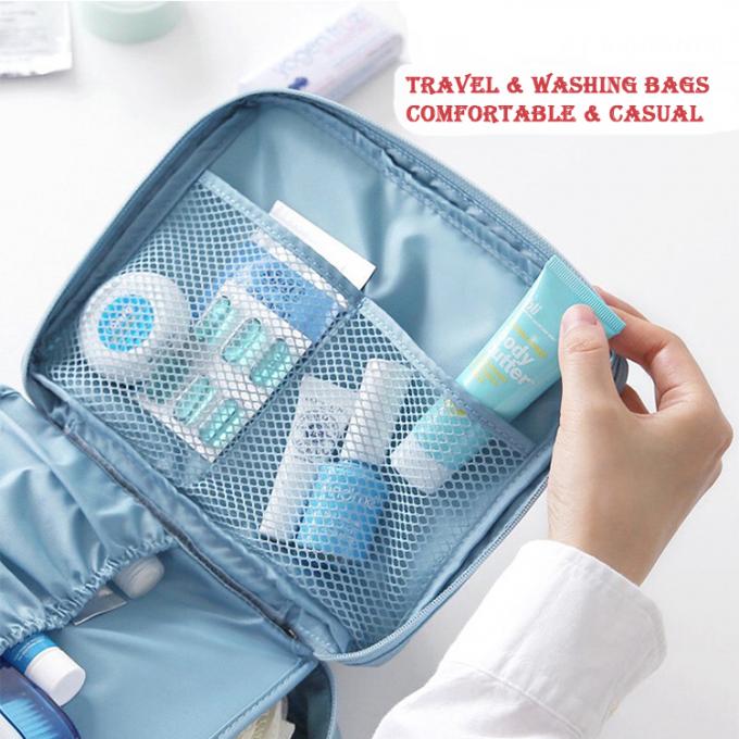 Almacenamiento profesional del caso cosmético del maquillaje de la venta de la PU del bolso caliente del lavado