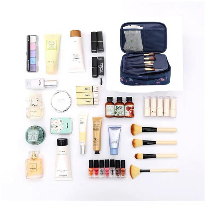 Almacenamiento profesional del caso cosmético del maquillaje de la venta de la PU del bolso caliente del lavado