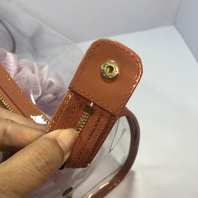 bolso transparente del artículo de tocador del claro de EVA