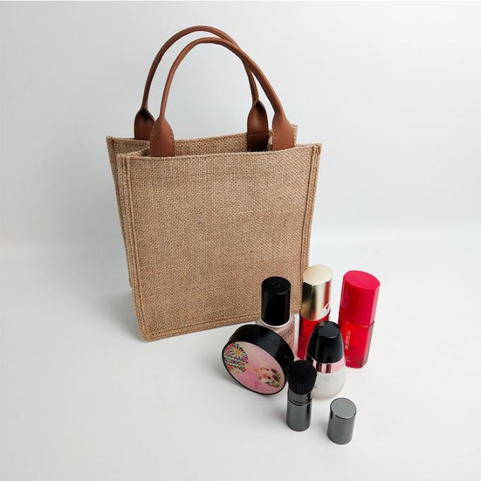 La aduana del fabricante de China imprimió la fuente de alimentación de lino del yute del bolso de compras del totalizador del algodón de los bolsos con gran precio