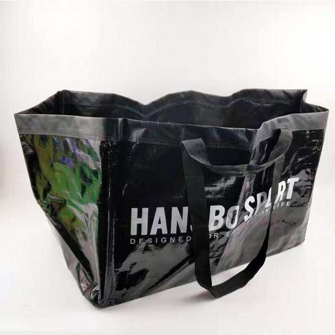De alta calidad reciclada laminó el almacenamiento tejido polipropileno impermeable Carry Moving Bag del lavadero del bolso de los PP