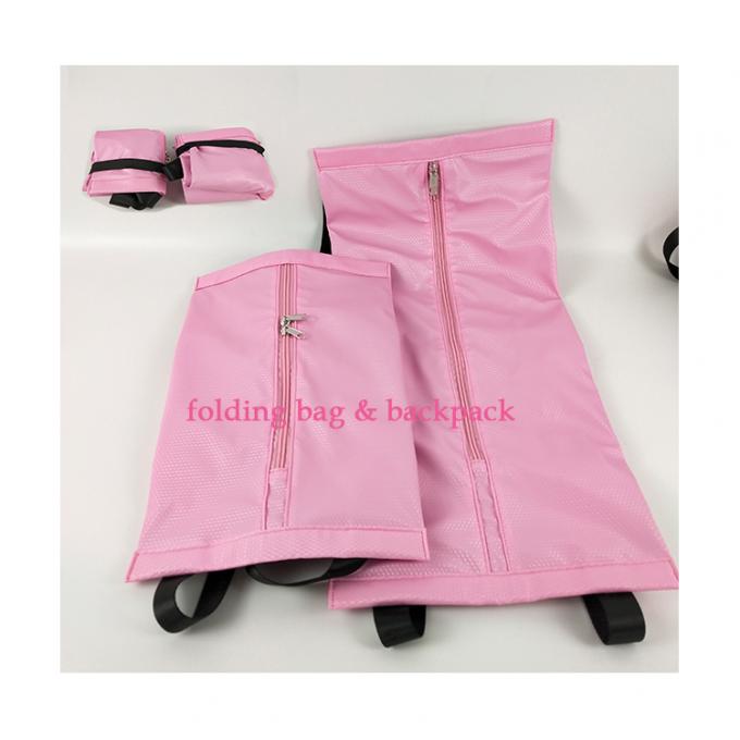 Vespa plegable fácil de encargo al por mayor del VIAJE 600d de la MOCHILA de la PRENDA IMPERMEABLE del eshinee