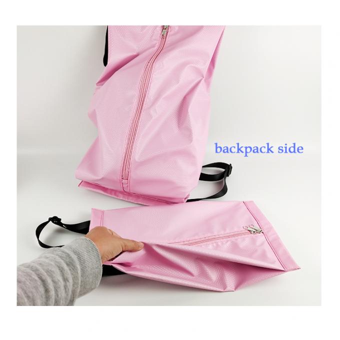Vespa plegable fácil de encargo al por mayor del VIAJE 600d de la MOCHILA de la PRENDA IMPERMEABLE del eshinee