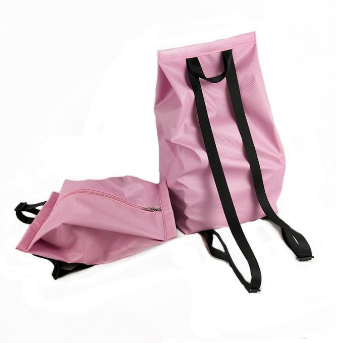 Vespa plegable fácil de encargo al por mayor del VIAJE 600d de la MOCHILA de la PRENDA IMPERMEABLE del eshinee
