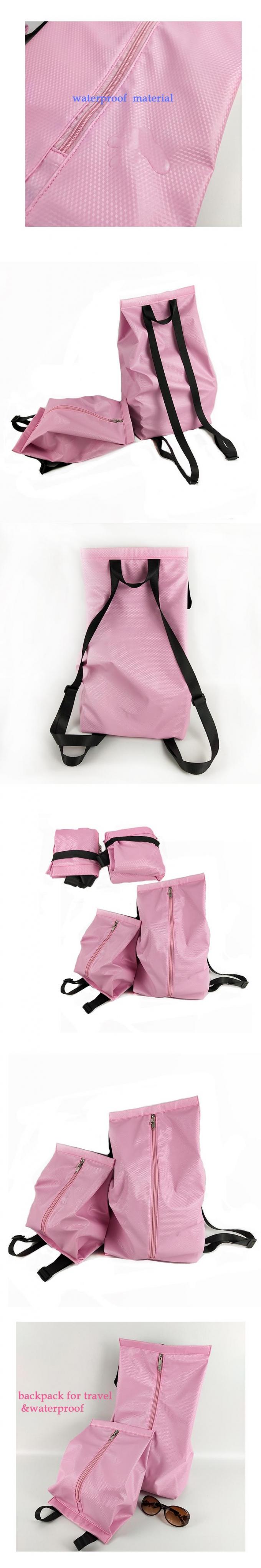 Peso ligero de la mochila de nylon de encargo del bolso de la fábrica mini plegable