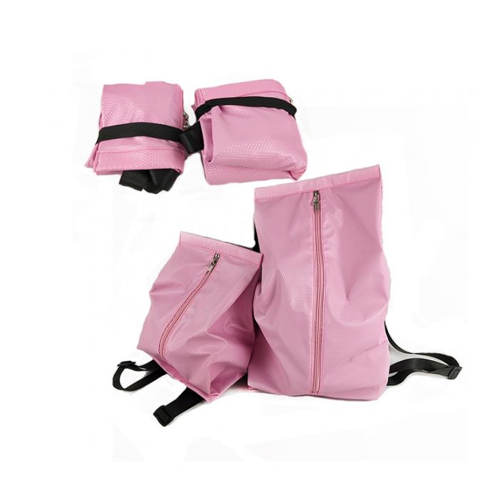 Vespa plegable fácil de encargo al por mayor del VIAJE 600d de la MOCHILA de la PRENDA IMPERMEABLE del eshinee