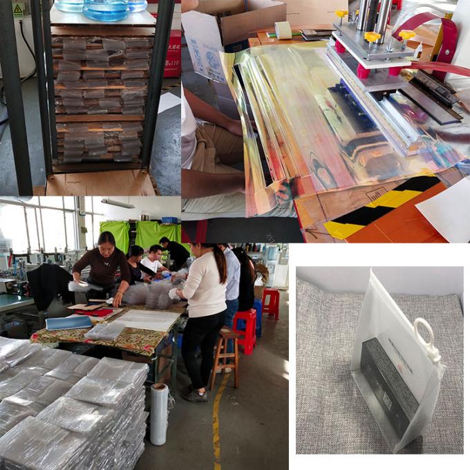 Bolsos del pvc del bolso del arroz chino de la fábrica que embalan con la cremallera 2019 hecha en el precio bajo de China